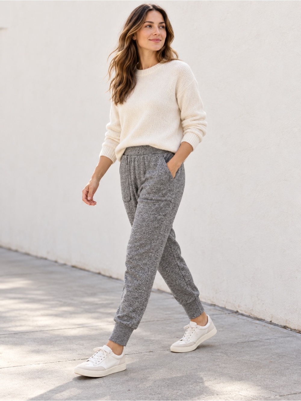 Soft Joie Heather Gray Stretch Jogger Pants Women’s XXS